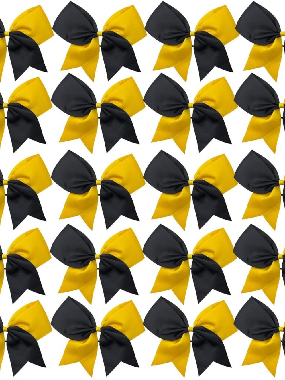 20pcs 8" Large Cheer Bows for Girls, Hand-made Grosgrain Ribbon Hair Accessories